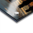 Moais Watching the Sunrise Acrylic print