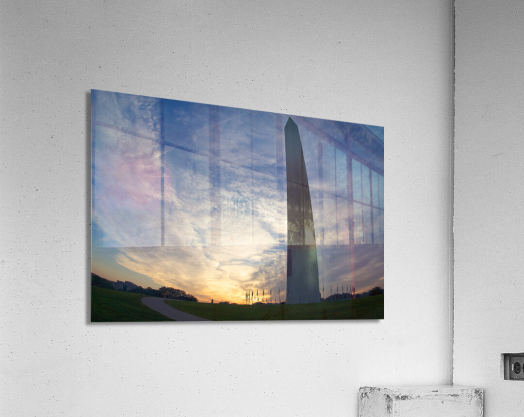 Early Morning at the Washington Monument Acrylic Print