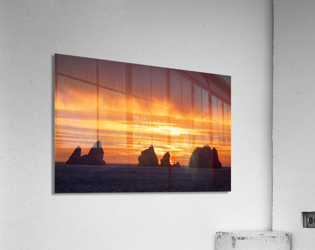 A Rocky Sunset Acrylic Print
