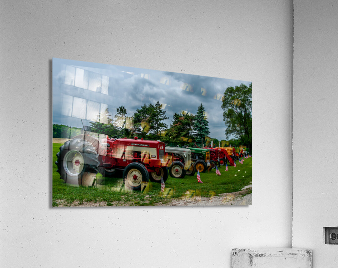 Classic Tractors Acrylic Print