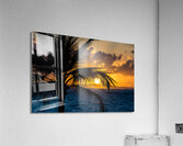 Turks and Caicos Sunset  Impression acrylique
