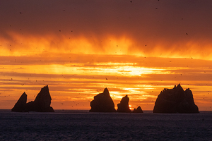 A Rocky Sunset