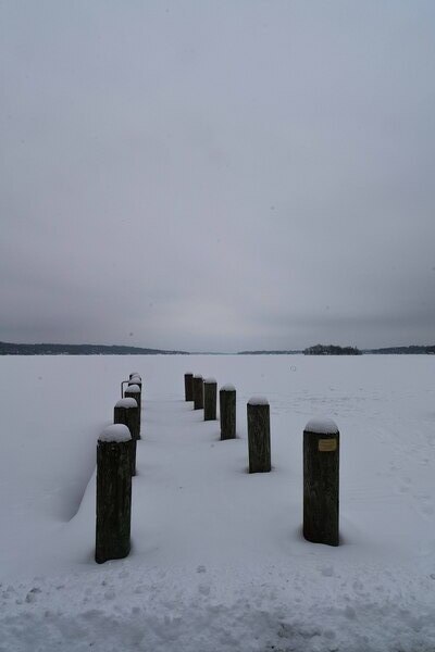 Frozen Wisconsin Lake  Imprimer