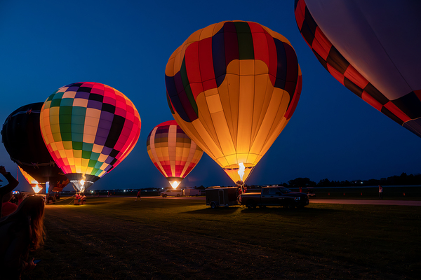 Hot Air Balloons at EAA AirVenture Oshkosh Print