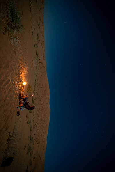 An Enchanting Night in Oman Print