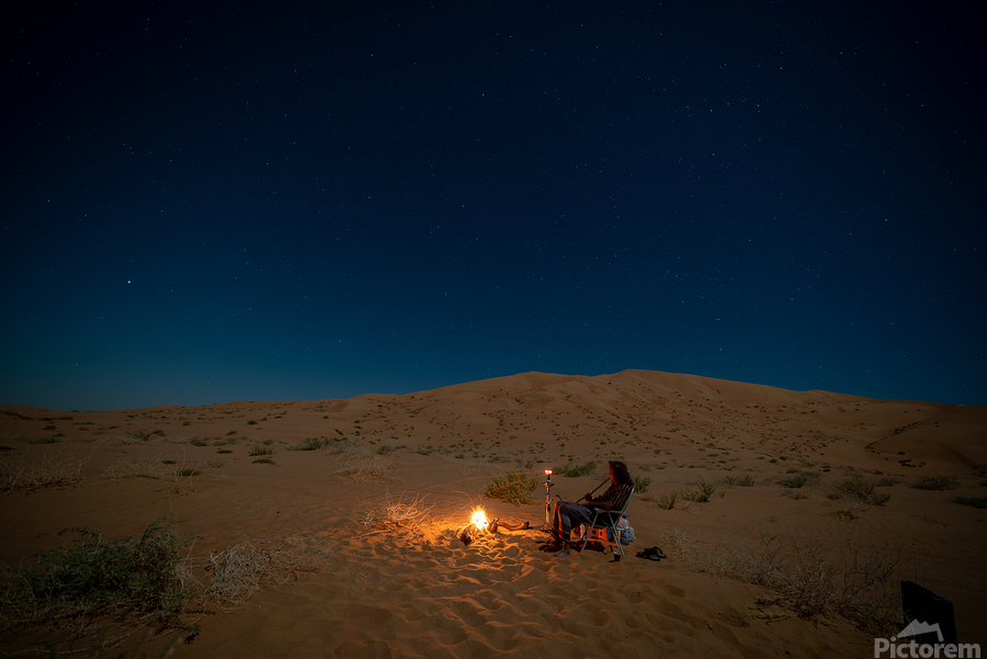 An Enchanting Night in Oman  Print