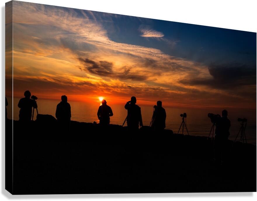 Sunset Photographers  Canvas Print