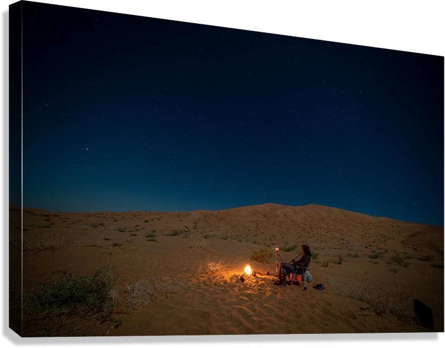 An Enchanting Night in Oman  Impression sur toile
