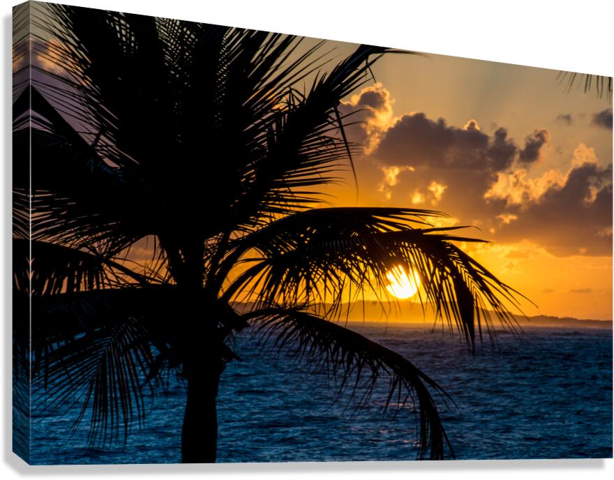 Turks and Caicos Sunset  Canvas Print