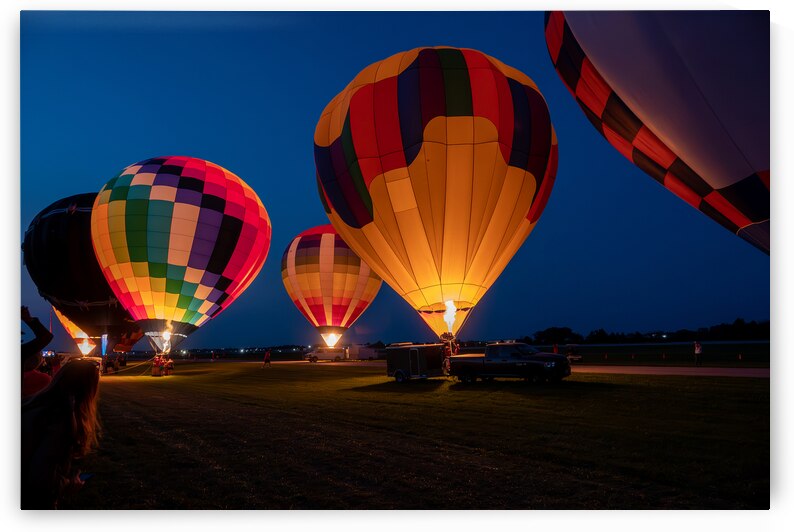 Hot Air Balloons at EAA AirVenture Oshkosh by Adel B Korkor