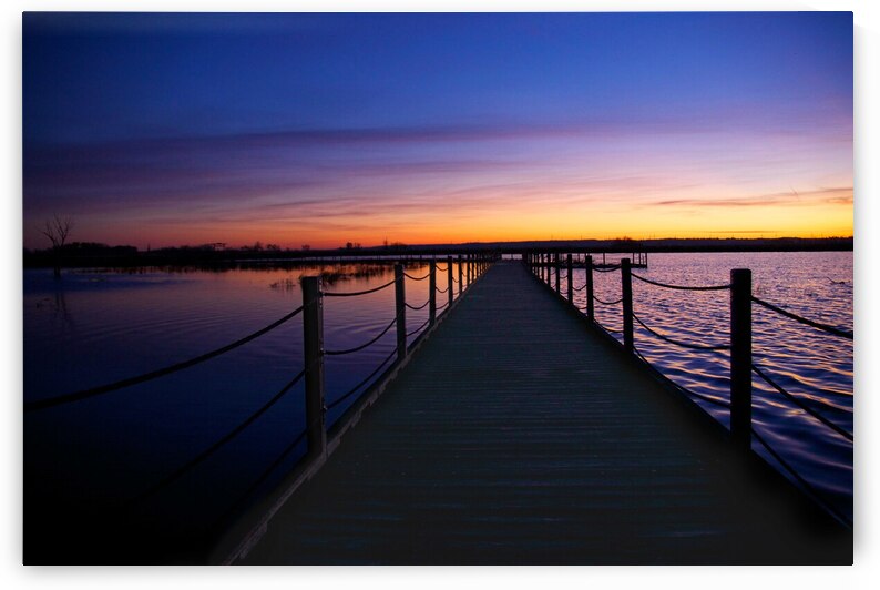Pier Sunrise by Adel B Korkor