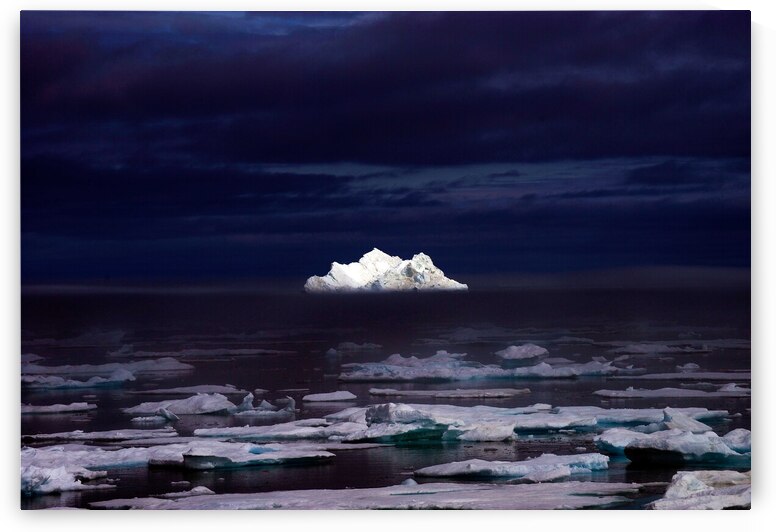 Iceberg in the Midnight Summer by Adel B Korkor