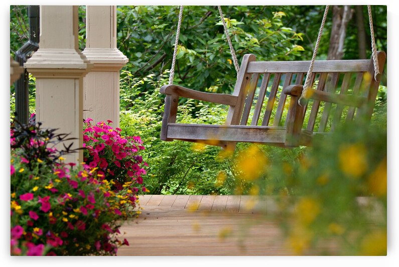 Front Porch in the Spring by Adel B Korkor