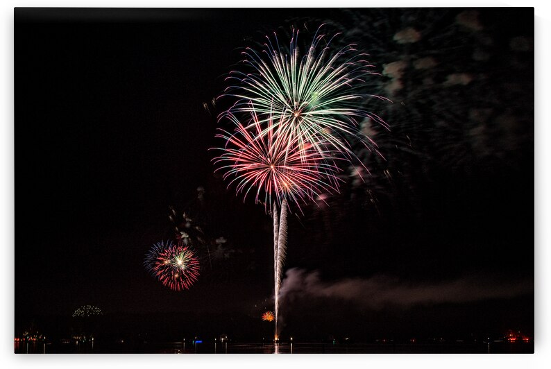 Fireworks Over Beaver Lake by Adel B Korkor