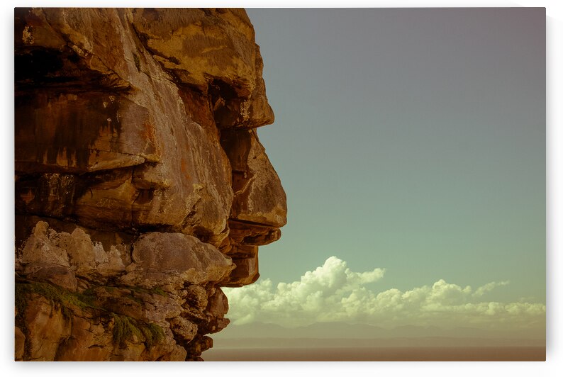 A Face In The Rock by Adel B Korkor