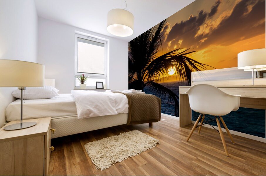 Turks and Caicos Sunset Mural print