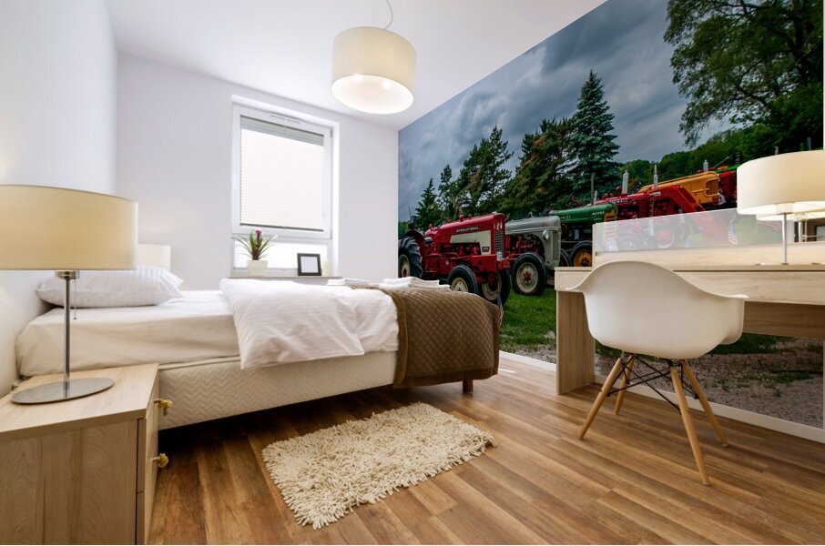 Classic Tractors Mural print