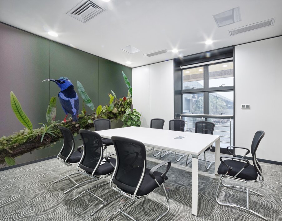 Red-legged Honeycreeper Wall Printing