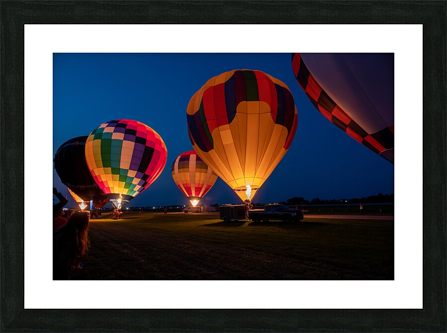 Hot Air Balloons at EAA AirVenture Oshkosh Picture Frame print