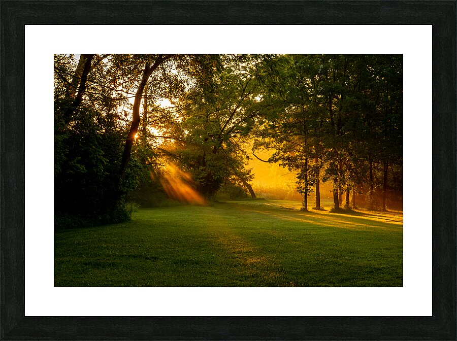 Sunbeam Landscape Picture Frame print