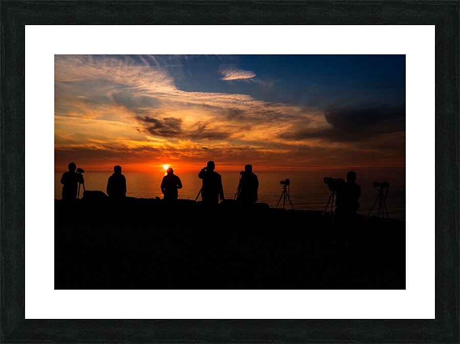 Sunset Photographers Picture Frame print