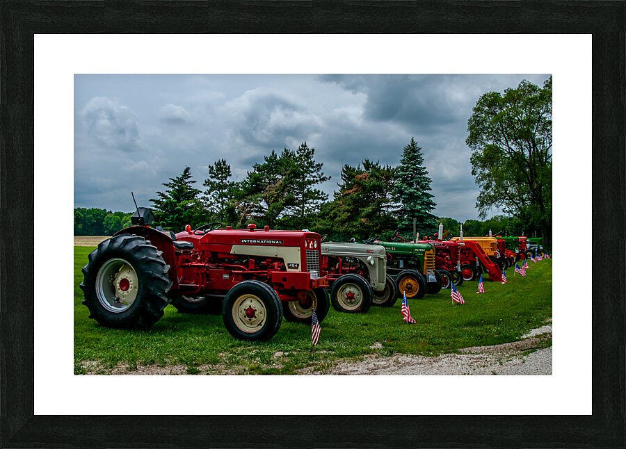 Classic Tractors Picture Frame print