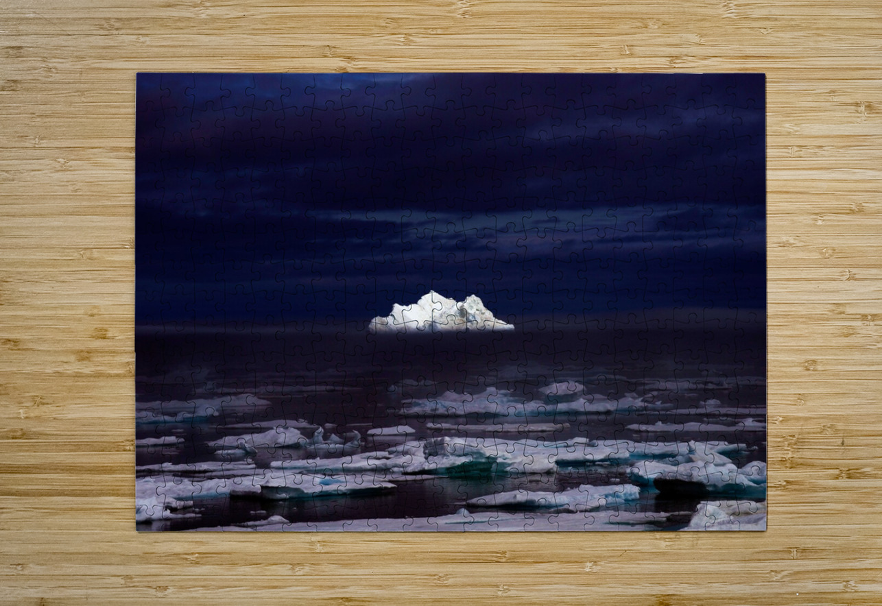 Iceberg in the Midnight Summer Adel B Korkor Puzzle printing