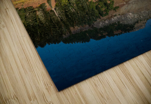 Mount Rainier Mirror Landscape Adel B Korkor puzzle