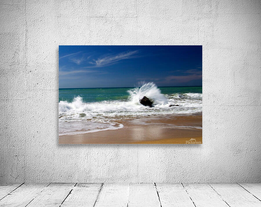 Water Dancing with a Boulder Wall Preview