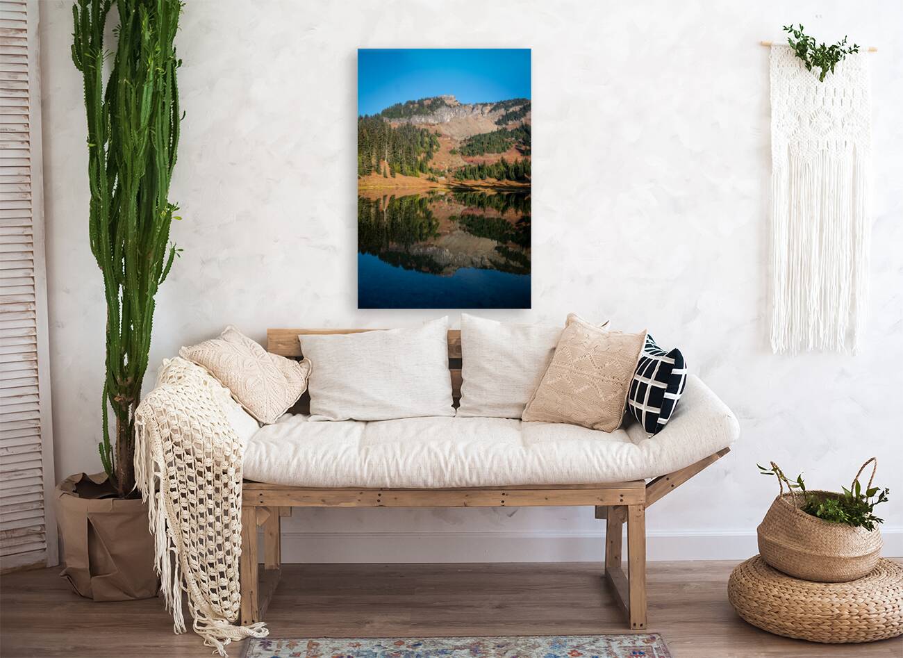 Mount Rainier Mirror Landscape Reproduction