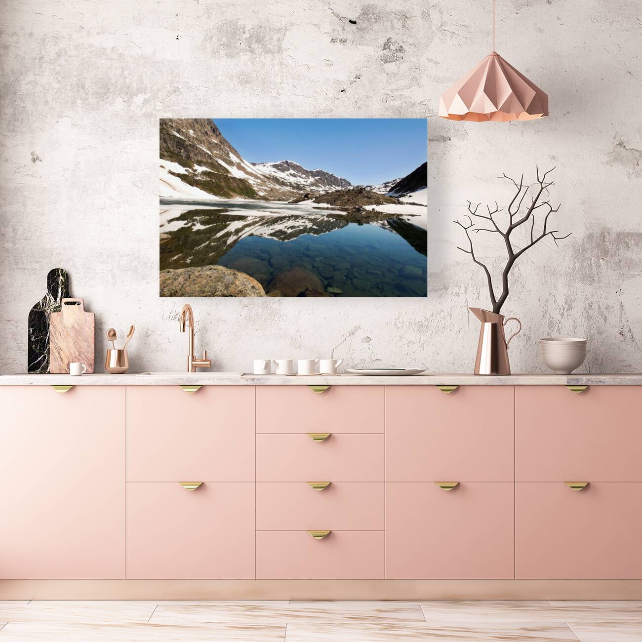 Hedges Halvo Greenland Landscape Reproduction