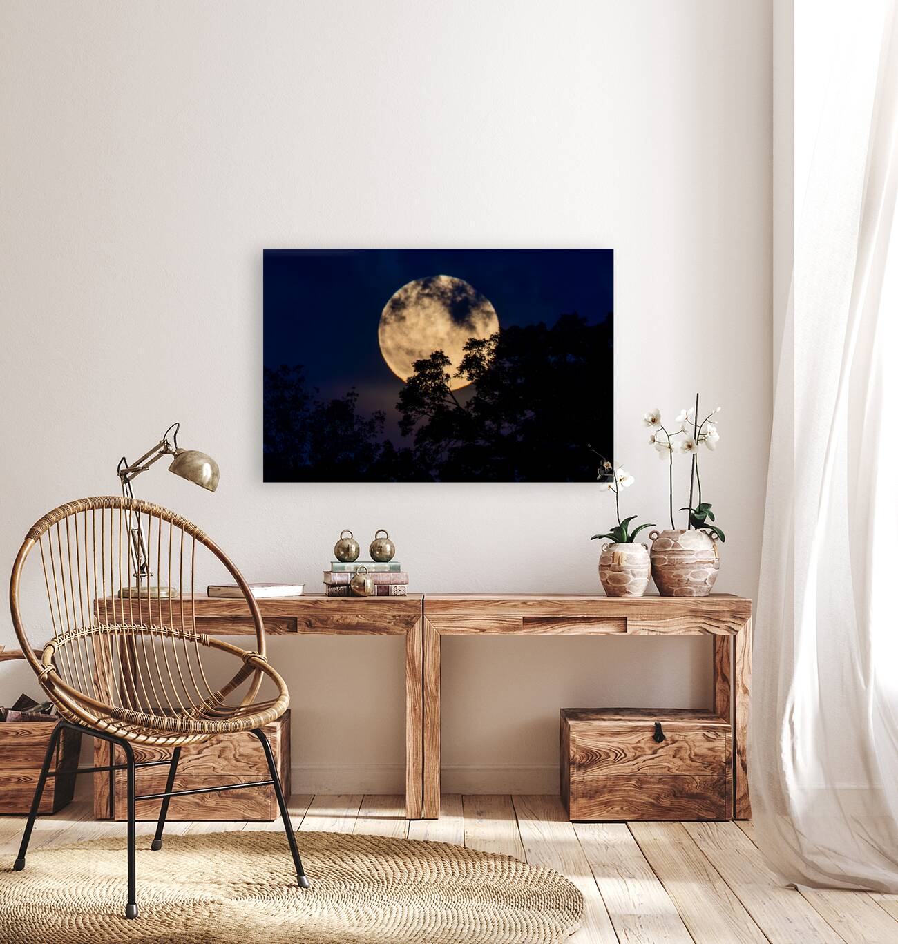 Moon Lit Night Reproduction