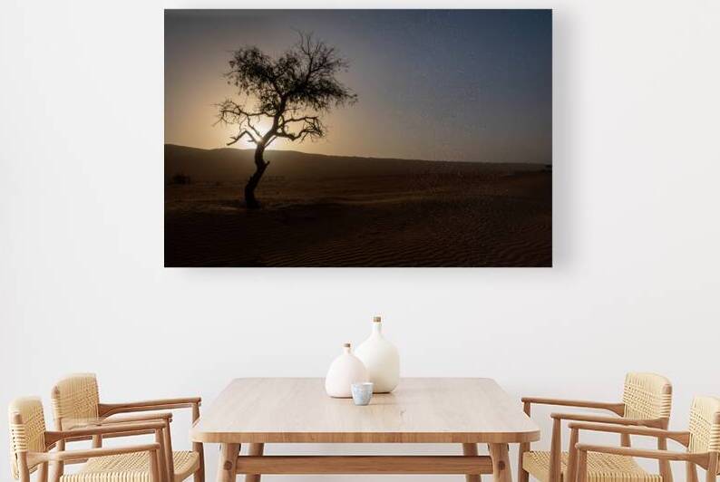 A Lone Tree in the Desert by Adel B Korkor