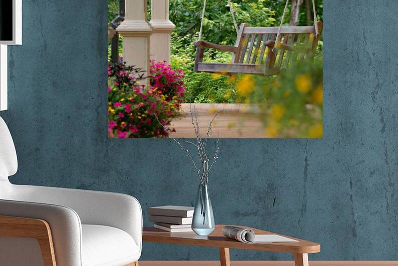Front Porch in the Spring by Adel B Korkor