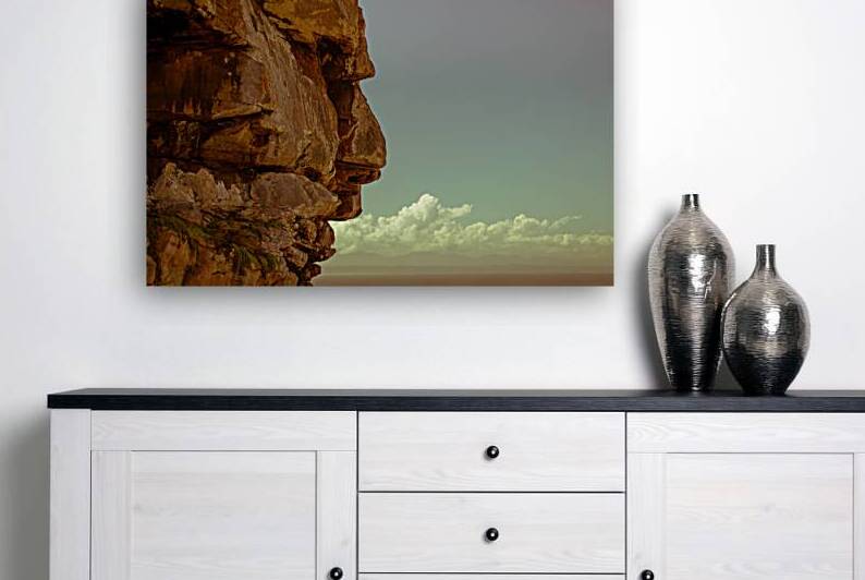 A Face In The Rock by Adel B Korkor