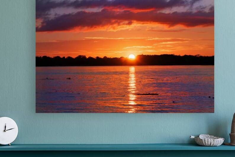 Amazon Sunset by Adel B Korkor