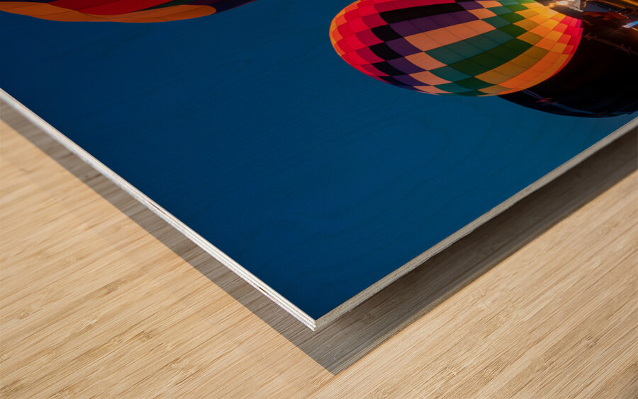 Hot Air Balloons at EAA AirVenture Oshkosh Wood print