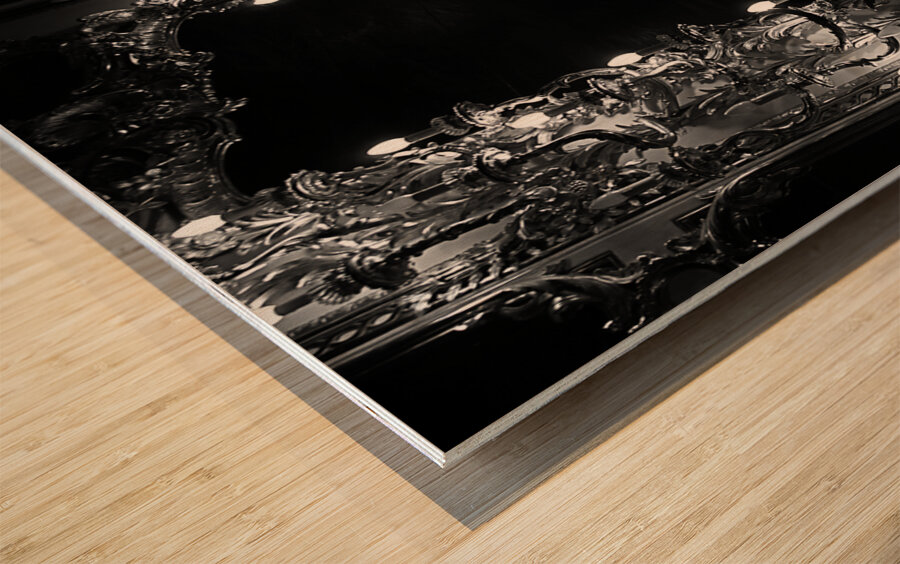 Ballroom in Catherine the Greats Summer Palace Wood print