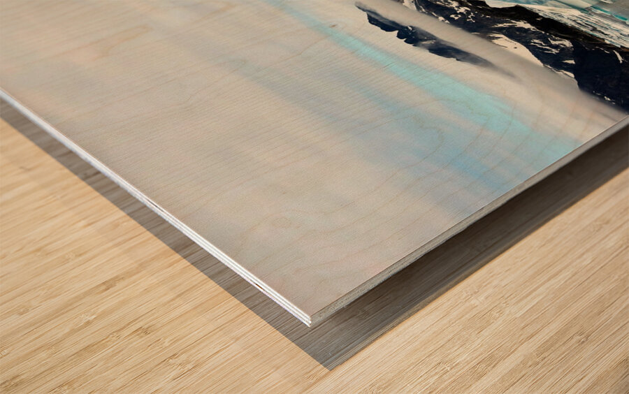 Greenland Landscape Wood print