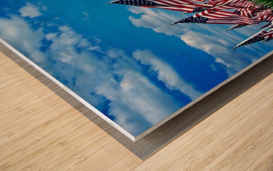 Memorial Day Wood print