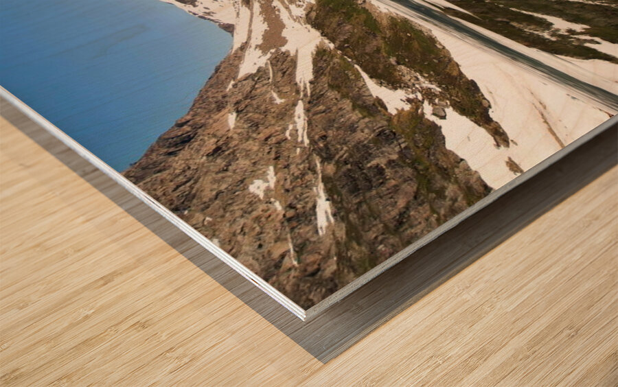 Hedges Halvo Greenland Landscape Wood print