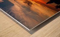Sunset Photographers Wood print